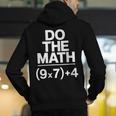 Do The Math Equation Thanksgiving Teacher 67 Six Seven 6 7 Men's Hoodie Back Print, funny gift Do The Math Equation Thanksgiving Teacher 67 Six Seven 6 7 Men's Hoodie Back Print, funny gift