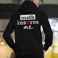 Math Inspires Me Spelled With Pi Day Teacher Men's Hoodie Back Print, funny gift Math Inspires Me Spelled With Pi Day Teacher Men's Hoodie Back Print, funny gift