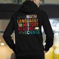 Math Language History Reading Science Music Teacher Men's Hoodie Back Print, History Teacher Hoodies, Science Teacher Hoodies, funny gift Math Language History Reading Science Music Teacher Men's Hoodie Back Print, History Teacher Hoodies, Science Teacher Hoodies, funny gift