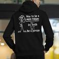 How To Be A Math Person Math Teacher Men's Hoodie Back Print, funny gift How To Be A Math Person Math Teacher Men's Hoodie Back Print, funny gift