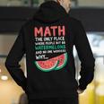 Math Only Place Where People Buy 66 Watermelons Teacher Joke Men's Hoodie Back Print, funny gift Math Only Place Where People Buy 66 Watermelons Teacher Joke Men's Hoodie Back Print, funny gift
