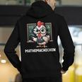Math Teacher Chicken Mathemachicken Pun Men's Hoodie Back Print, funny gift Math Teacher Chicken Mathemachicken Pun Men's Hoodie Back Print, funny gift