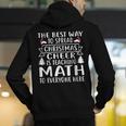Math Teacher Christmas Mathematics Teacher Men's Hoodie Back Print, funny gift Math Teacher Christmas Mathematics Teacher Men's Hoodie Back Print, funny gift