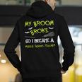 Middle School Teacher Halloween Costume Shirt Lazy Men's Hoodie Back Print, funny gift