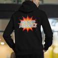 Mission Possible Motivational Inspirational School Teacher Men's Hoodie Back Print, funny gift Mission Possible Motivational Inspirational School Teacher Men's Hoodie Back Print, funny gift