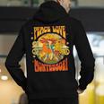 Montessori School Montessori Teacher Peace Love Montessori For Men Women Men's Hoodie Back Print, funny gift