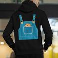 Mouse Halloween Costume Book Cookie Teacher Student Men's Hoodie Back Print, funny gift