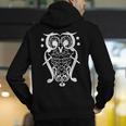 Music Note Owl Shirt Musicians Teacher Birthday Bird Men's Hoodie Back Print, funny gift