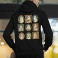 Music Teacher Orchestra Spooky Halloween Ghost Band Men's Hoodie Back Print, funny gift Music Teacher Orchestra Spooky Halloween Ghost Band Men's Hoodie Back Print, funny gift