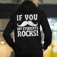 If You Mustache My Students Rock Teacher Mustache Men's Hoodie Back Print, funny gift If You Mustache My Students Rock Teacher Mustache Men's Hoodie Back Print, funny gift