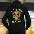 Nacho Average Teacher Sarcastic Women Teaching Men's Hoodie Back Print, funny gift