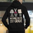 Nothing Beats 1st Grade Back To School Kids Teachers Men's Hoodie Back Print, funny gift