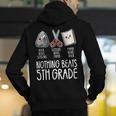 Nothing Beats 5th Grade Back To School Kids Teachers Men's Hoodie Back Print, funny gift