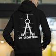 Oh Geometree Math Teacher Geometry Christmas Tree For Men Women Kids Men's Hoodie Back Print, funny gift