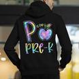 P Is For Pre-K Preschool Teacher Tie Dye Back To School Men's Hoodie Back Print, funny gift P Is For Pre-K Preschool Teacher Tie Dye Back To School Men's Hoodie Back Print, funny gift
