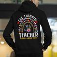 Hispanic Heritage Month One Thankful Teacher Rainbow Men's Hoodie Back Print, funny gift Hispanic Heritage Month One Thankful Teacher Rainbow Men's Hoodie Back Print, funny gift