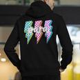 Para Squad Paraprofessional Teacher Lightning Bolt Men's Hoodie Back Print, funny gift