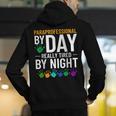 Paraprofessional Educator Teacher Para Classroom Assistant Men's Hoodie Back Print, funny gift Paraprofessional Educator Teacher Para Classroom Assistant Men's Hoodie Back Print, funny gift
