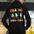 Pas De Boo-Rée Ghost Ballet Dancer Halloween Dance Teacher Men's Hoodie Back Print, funny gift