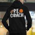 PE Gym Teacher Quotes School Class Instructor And Coach Men's Hoodie Back Print, Pe Teacher Hoodies, funny gift