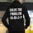 PEMDAS Math Problem 67 Meme Elementary Teacher Joke Men's Hoodie Back Print, funny gift PEMDAS Math Problem 67 Meme Elementary Teacher Joke Men's Hoodie Back Print, funny gift