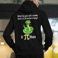 Pi Day Puns Pithon Math Teacher Jokes Women Men Kids Men's Hoodie Back Print, funny gift