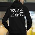 Pi Day Shirt Women Teacher 2022 Math Cutie Pie Acute Tea Pie Men's Hoodie Back Print, funny gift
