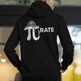 Pirate Pi Math Pie Halloween Costume Teacher Men Women Men's Hoodie Back Print, funny gift