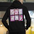 Preppy Spooky Teacher Halloween Ghost Coquette Bow Autumn Men's Hoodie Back Print, funny gift Preppy Spooky Teacher Halloween Ghost Coquette Bow Autumn Men's Hoodie Back Print, funny gift