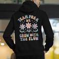 Preschool Teacher Appreciation Team Pre-K Grow With The Flow Men's Hoodie Back Print, funny gift Preschool Teacher Appreciation Team Pre-K Grow With The Flow Men's Hoodie Back Print, funny gift