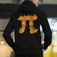 Pumpkin Pi Math Teacher Halloween Costume Geometry Men's Hoodie Back Print, funny gift
