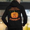 Pumpkin Pie Pi Math Teacher Shirt Halloween Men Adult Men's Hoodie Back Print, funny gift