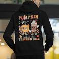 Pumpkin Spice Makes Teacher Nice Retro Fall Spooky Season Men's Hoodie Back Print, funny gift Pumpkin Spice Makes Teacher Nice Retro Fall Spooky Season Men's Hoodie Back Print, funny gift