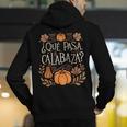 Que Pasa Calabaza Shirt Spanish Teacher Men's Hoodie Back Print, funny gift