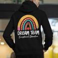 Rainbow Pencil Dream Exceptional Education Team SPED Teacher Men's Hoodie Back Print, funny gift Rainbow Pencil Dream Exceptional Education Team SPED Teacher Men's Hoodie Back Print, funny gift