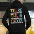 There Their They’Re Grammar Joke For English Teacher Student Men's Hoodie Back Print, English Teacher Hoodies, funny gift There Their They’Re Grammar Joke For English Teacher Student Men's Hoodie Back Print, English Teacher Hoodies, funny gift