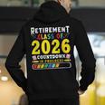 Retirement Primary Elementary Teacher 2026 Retiring Progress Men's Hoodie Back Print, funny gift Retirement Primary Elementary Teacher 2026 Retiring Progress Men's Hoodie Back Print, funny gift