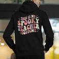 Retro Halloween This Is My Spooky School Teacher Costume Men's Hoodie Back Print, funny gift Retro Halloween This Is My Spooky School Teacher Costume Men's Hoodie Back Print, funny gift