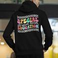 Retro Special Education Squad Groovy Dream Team SPED Teacher Men's Hoodie Back Print, Groovy Teacher Hoodies, funny gift