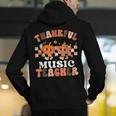 Retro Thankful Music Teacher Pumpkin Fall Thanksgiving Men's Hoodie Back Print, funny gift Retro Thankful Music Teacher Pumpkin Fall Thanksgiving Men's Hoodie Back Print, funny gift