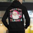 Santa Favorite Teacher Shirt Teacher Christmas Men's Hoodie Back Print, funny gift Santa Favorite Teacher Shirt Teacher Christmas Men's Hoodie Back Print, funny gift