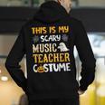 This Is My Scary Music Teacher Halloween Costumes Pajama Men's Hoodie Back Print, funny gift This Is My Scary Music Teacher Halloween Costumes Pajama Men's Hoodie Back Print, funny gift