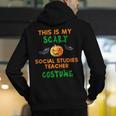 My Scary Social Studies Teacher Costume Halloween Men Women Men's Hoodie Back Print, funny gift My Scary Social Studies Teacher Costume Halloween Men Women Men's Hoodie Back Print, funny gift
