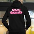 School Counselor Back To School Teacher Life Men's Hoodie Back Print, funny gift