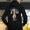 Six Seven 6 7 7 6 George Washington Teacher American Men's Hoodie Back Print, funny gift