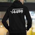 Sixty Seven 67 Meme Square Root 4489 Slang Math Teacher Men's Hoodie Back Print, funny gift Sixty Seven 67 Meme Square Root 4489 Slang Math Teacher Men's Hoodie Back Print, funny gift
