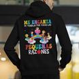 Spanish Teacher Bilingual Teacher Maestra Maestras Men's Hoodie Back Print, funny gift