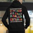 Spanish Teacher Maestra Hablar EspañOl Bilingual Teacher Men's Hoodie Back Print, funny gift Spanish Teacher Maestra Hablar EspañOl Bilingual Teacher Men's Hoodie Back Print, funny gift