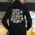 Special Education Teacher Team SPED Grow With The Flow Men's Hoodie Back Print, funny gift