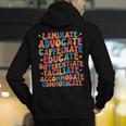 Sped Caffeinate Advocate Laminate Educate Teacher Men Women Kids Men's Hoodie Back Print, funny gift Sped Caffeinate Advocate Laminate Educate Teacher Men Women Kids Men's Hoodie Back Print, funny gift